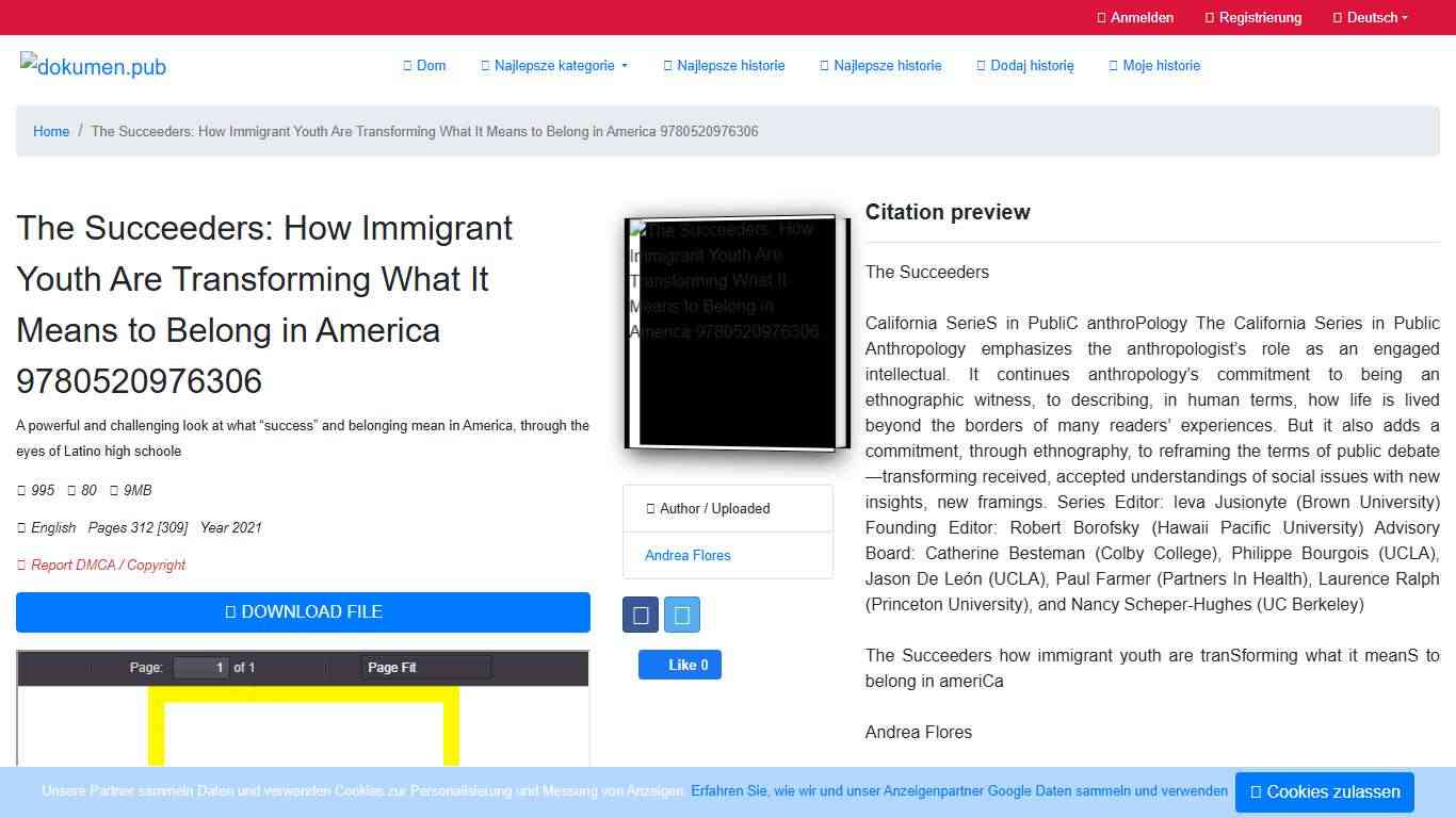 The Succeeders: How Immigrant Youth Are Transforming What It Means to Belong in America 9780520976306 - DOKUMEN.PUB