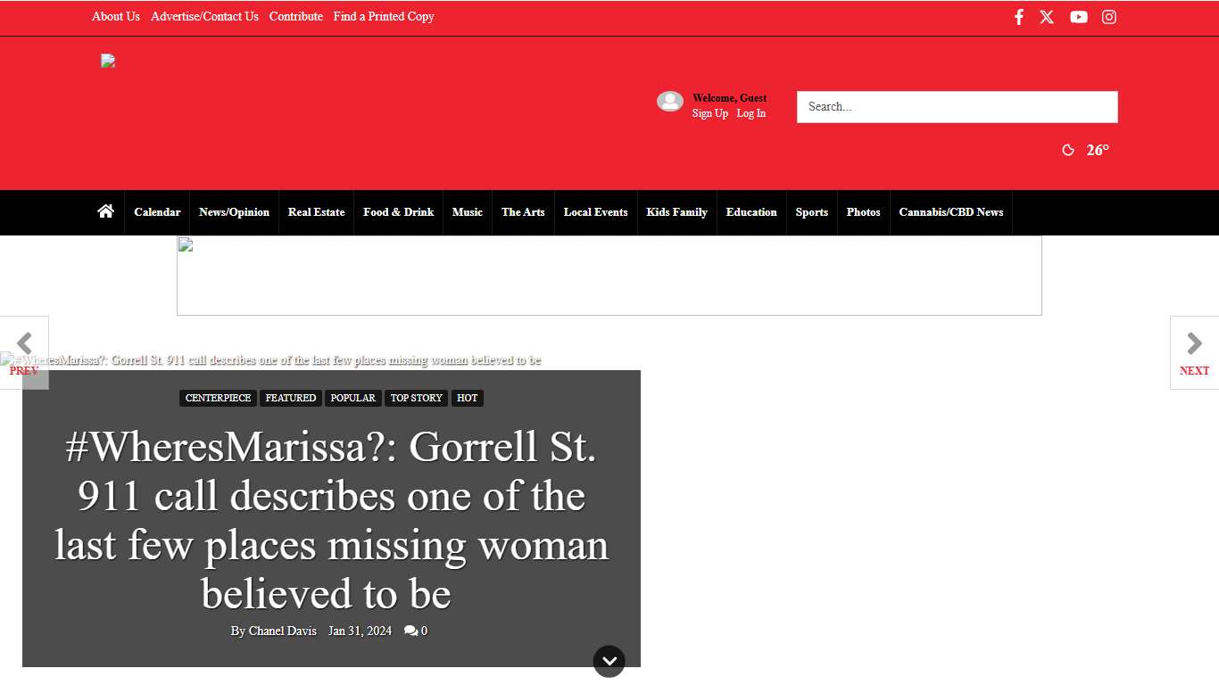 #WheresMarissa?: Gorrell St. 911 call describes one of the last few places missing woman believed to be  News yesweekly.com