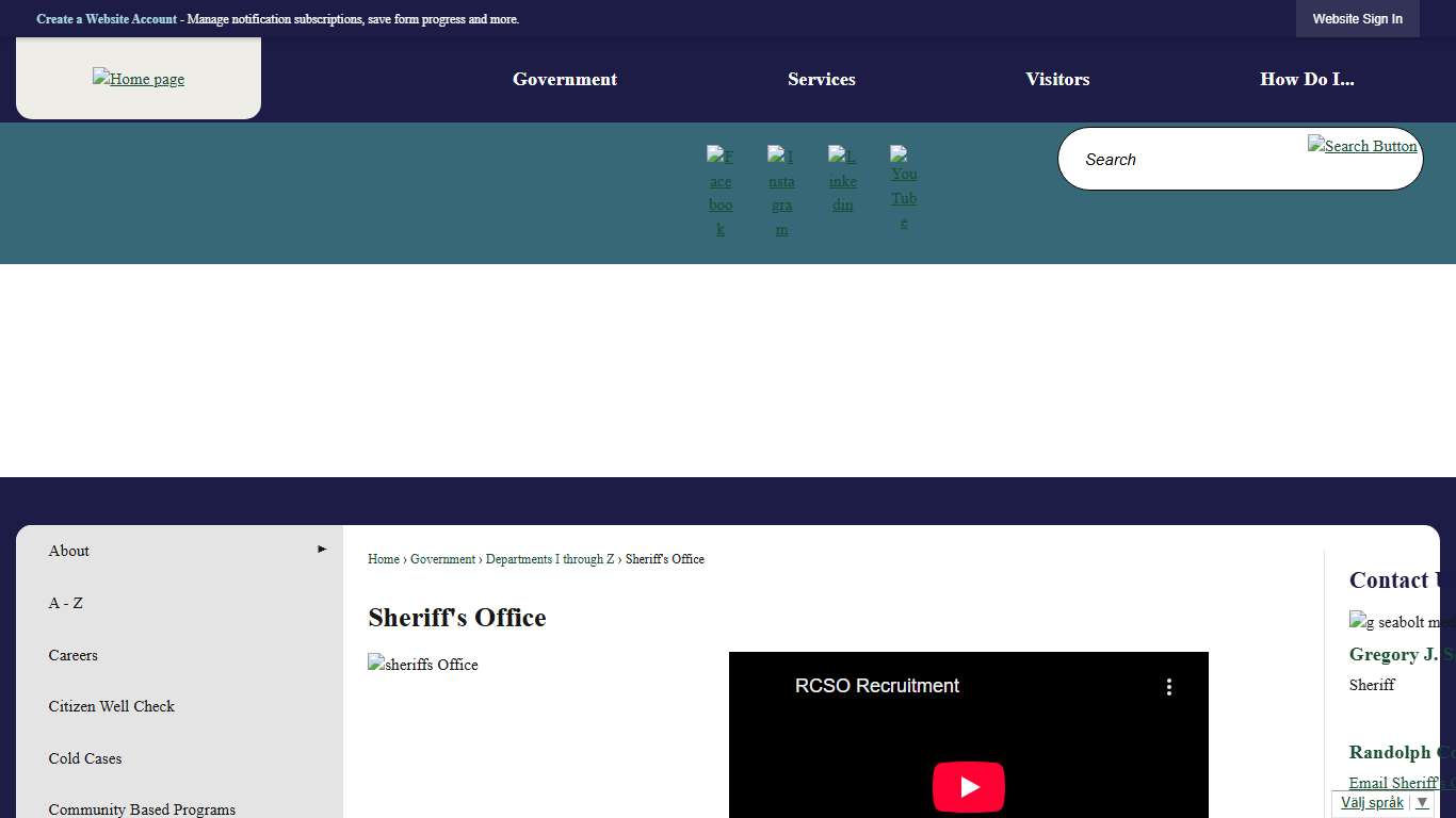 Sheriff's Office Randolph County, NC